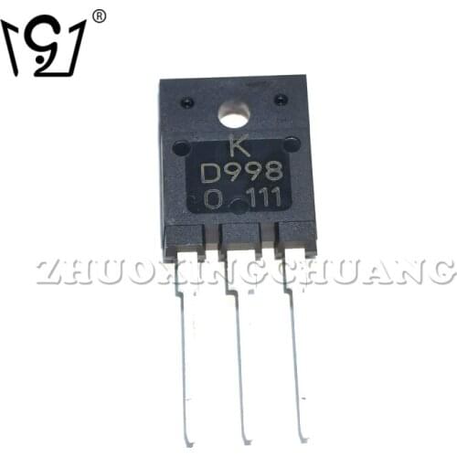 10PCS D998 2SD998 Triode Audio Amplifier Transistor 10A 120V 80W New Original