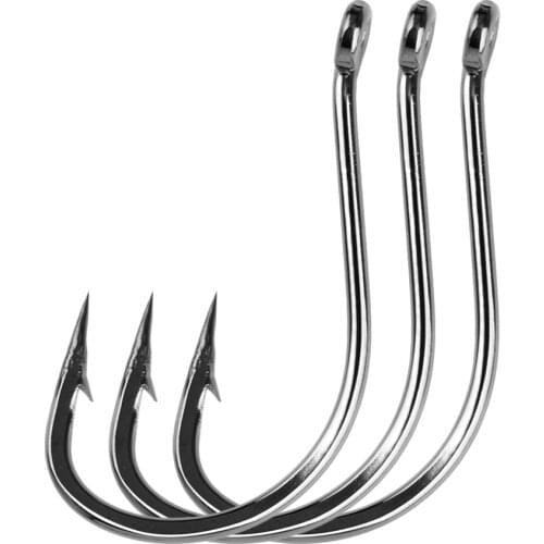 100pcs Japan Izu Fish Hook Set High Carbon Steel Single Circle Fly Fishing Hook Jip Barbed Carp Hooks Sea Tackle Accessories