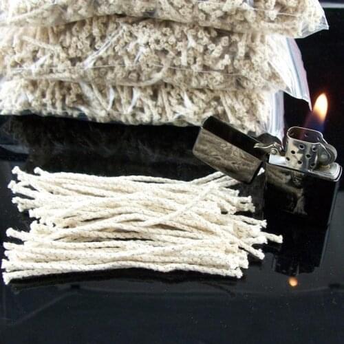 30Pcs/Bag Copper Wire Cotton Core Wick Suitable For Zippo Kerosene Oil Lighter Accessories Petrol Lighter Fire Starter Replaceme