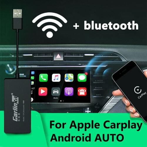 Wireless Smart Link USB CarPlay Dongle For Android GPS Navigation MP5 Player system Stick with Android Auto For Apple Car Play