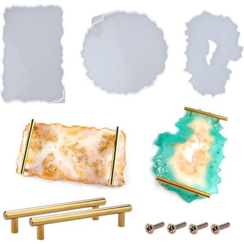 Large Silicone Tray Mold Coaster Resin Mold Casting Tools Handmade Jewelry making DIY Resin Art Supplies DIY Home Decoration