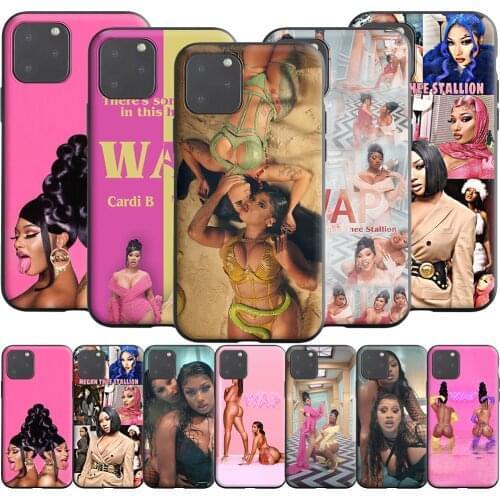 Cardi B WAP Megan Thee Stallion Silicone Case for Realme Narzo 30A GT NEO C3 C25 C21 C20 C17 C15 C12 C11 8 7 7i 6 6i Pro