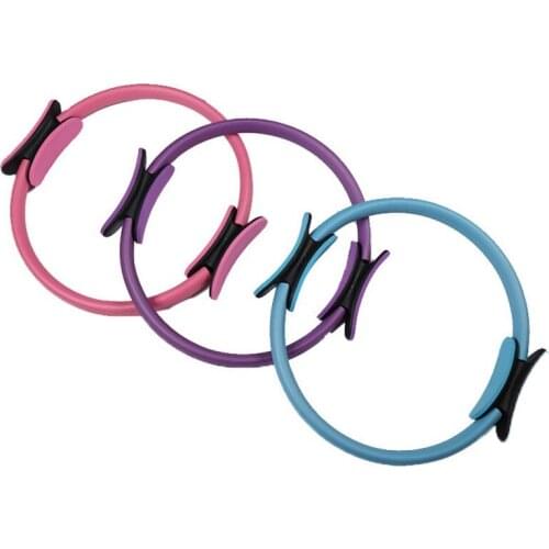 Yoga Pilates Ring Resistance Bands Fitness Circle Exercise Home Gym Workout Sports Pilates Ring Bodybuilding Slimming Body