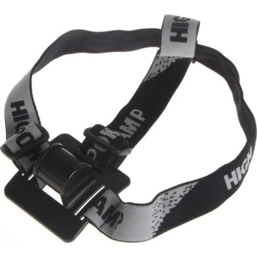 Head Light Strap Mount Lamp Strap Headstrap for Headlamp Headlight - Black