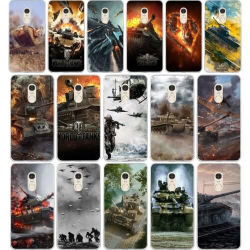 081FG world of tanks Soft Silicone Tpu Cover phone Case for xiaomi redmi 7 7a note 4A 4X 6 Pro 6A 7