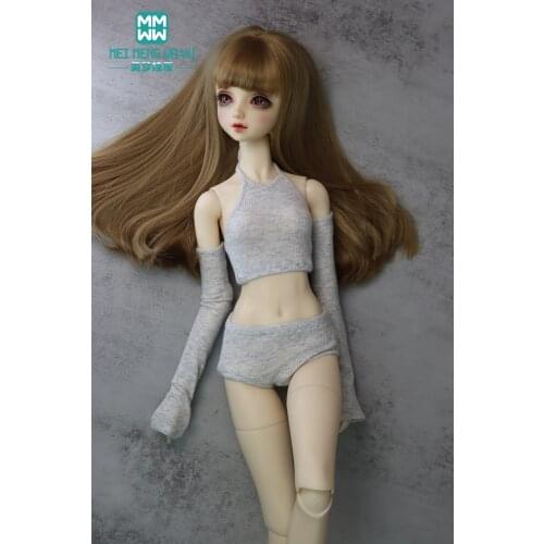Fits 58-60CM 1/3 DD SD DDL Dolls accessories Toys Ball Jointed Doll Fashion underwear gray, white, gray