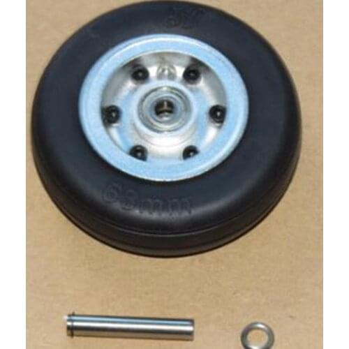 RC model 63mm front wheel JP brake wheel for fixed-wing aircraft landing gear