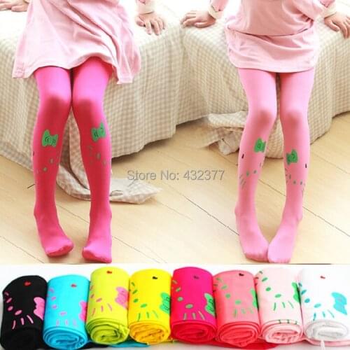 Girl pants new arrive KT printing Flower girls leggings Toddler Classic Leggings 2-9Y baby girls leggings kids leggings