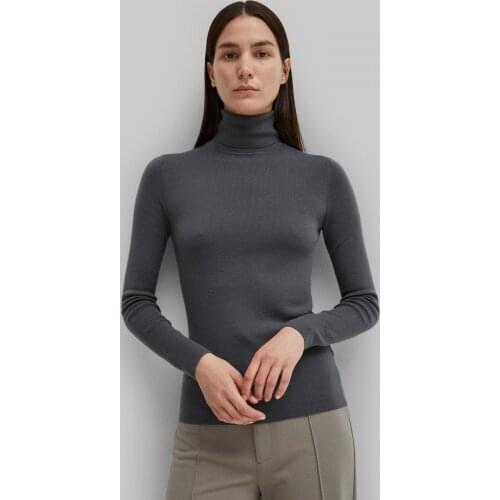 Totem* Navai* merino wool women sweater pull over winter autumn season stand-neck casual style top casual elastic undershirt