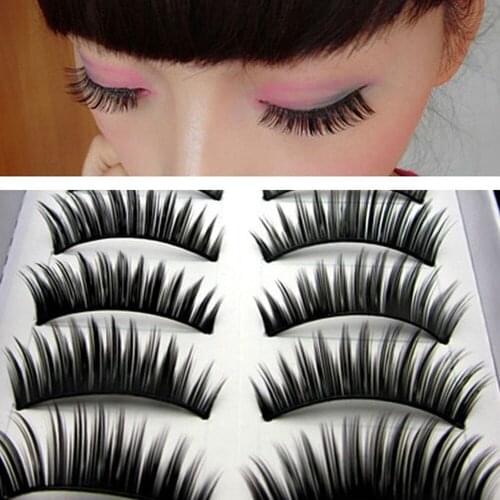 10 pairs Set False Eyelashes Soft 3D Mink Eyelash Long Extension Makeup Professional Handmade False Eyelash Natural Beauty Tool
