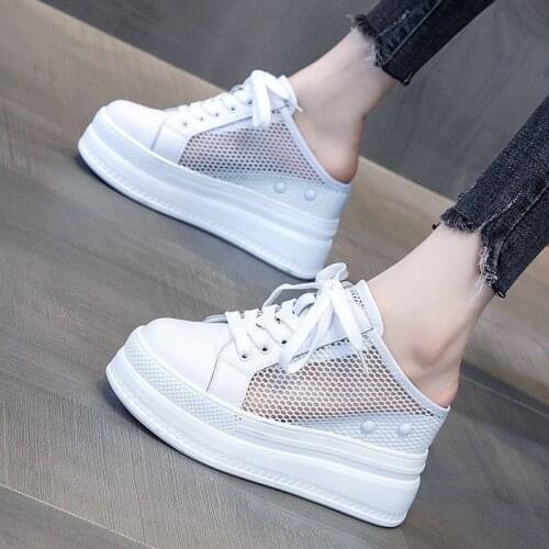 2021Luxury Designer Sports Children Sneakers Off White Shoes Lace Thick Bottom Increased Girls Casual Platform Sneakers