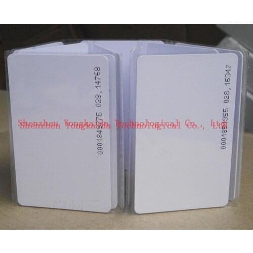 600pcs 125KHZ Printable Blank PVC ID Card TK4100/EM4100 RFID Smart card inkjet card for inkjet printer