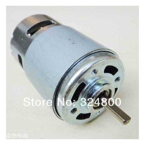 775 Micro DC motor 12v 4500rpm hair dryer electric tools D-type shaft axis cutting edge with good bearing