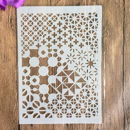 A4 29 *21cm DIY Stencils Wall Painting Scrapbook Coloring Embossing Album Decorative Paper Card Template,wall cake stencil