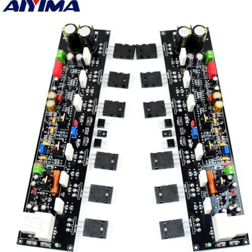 AIYIMA 2Pcs Amplificador KSA50 Tube Amplifier 2SA1943 2SC5200 MJE15034 MJE15035 Class A Sound Amplifier DIY Home Theater