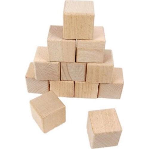 20PCS/LOT.4cm wood cube,Solid wooden building blocks,Early educational toys,Novelty block,Free shipping wholesale
