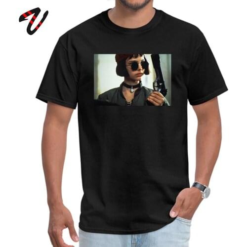 Designer Man Tops & Tees Leon Matilda Camisa T Shirt 100% Cotton Leon The Professional Gun Girl Print Women Tshirt Free Shipping