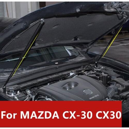 For Mazda CX-30 CX30 modified cover hydraulic rod special engine cover booster support High quality Automobile accessories