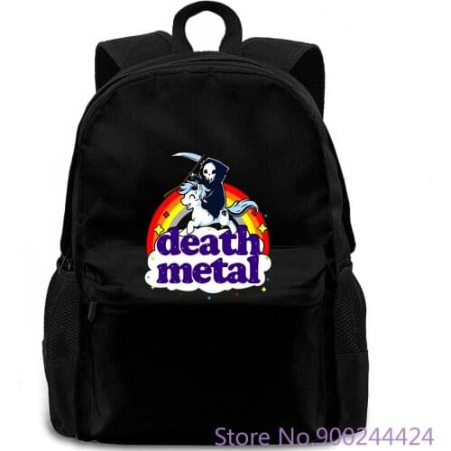 Unicorn Heavy Metal Death Metal Rock Punk Funny Unisex All Size Mens Fashion 2019 backpack