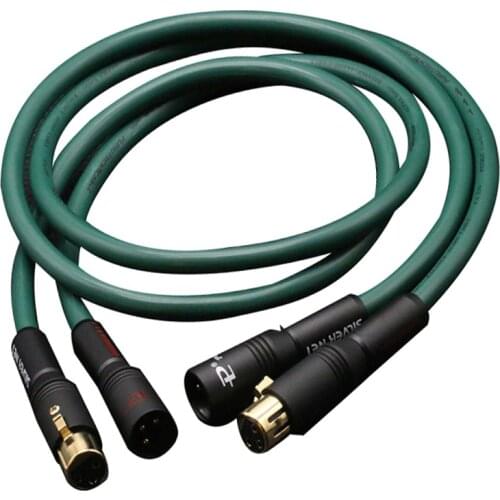 Hifi audio Ortofon 8NX OFC Pure Copper audio interconnect Cable with Carbon fiber XLR Plug