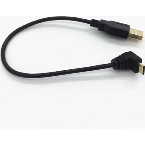 USB 2.0 A Male To 90 Degree Angle TypeC Type-c Cable for MEIZHU PRO 5,PRO 6,MX6,PRO 6S,PRO 6 PLUS,PRO 7 PLUS,MEIZHU 15 PLUS
