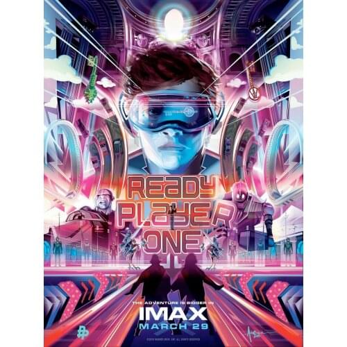 Ready Payer One MOVIE Picture Art Film Print Silk Poster for Your Home Wall Decor 24x36inch