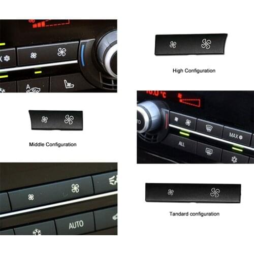 Control Switch Fan Button Cap for BMW F07 F10 F02 Car Auto Replacement Heater Climate Protective Wind Air Conditioning Cover