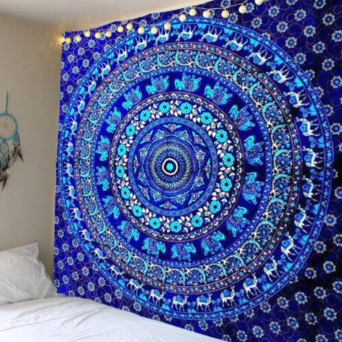 Bohemian style mandala wall hanging tapestry home wall decoration psychedelic hippie tapestry wall hanging