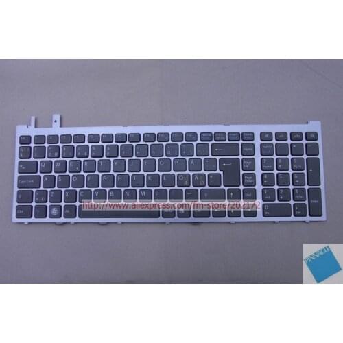 Brand New Black Laptop Keyboard 013-10AA-8746 53010BE2C-203-G For SONY VAIO VGN-AW series(Sweden Finland)