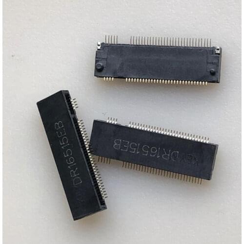 New ngff m.2 socket socket connector key-m 67p upper 4 lower 5 gold pin height h2.0mm