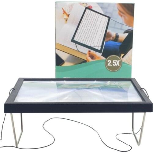 New Desktop Desktop Magnifying Glass 2.5X Folding Shrink Mobile Phone Office Lazy Hanging HD Reading