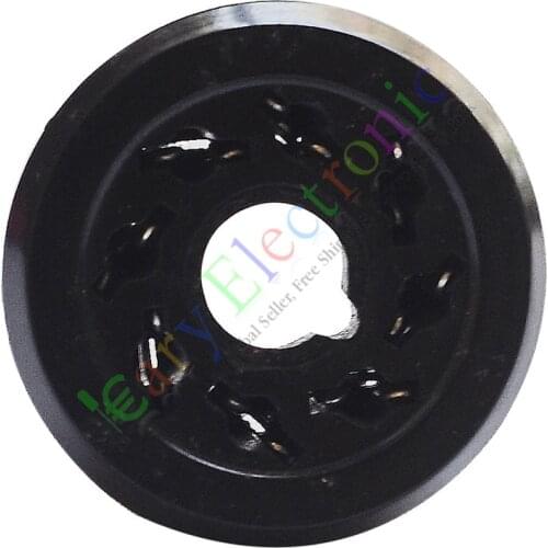 Wholesale and retail 50pc 8pin Vacuum Tube silver plated bakelite Sockets for KT88 6550 EL34 6L6 amps free shipping