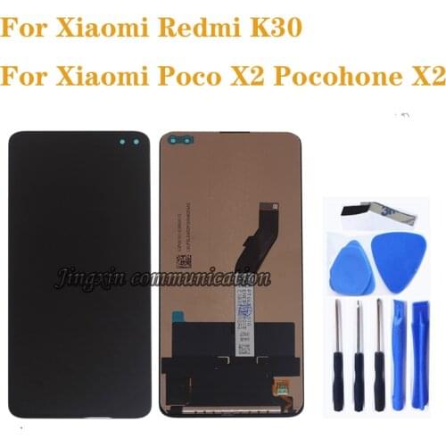 Original LCD For Xiaomi poco x2 POCOphone x2 LCD Display Touch Screen Digitizer Replacement for Redmi k30 LCD Glass kit