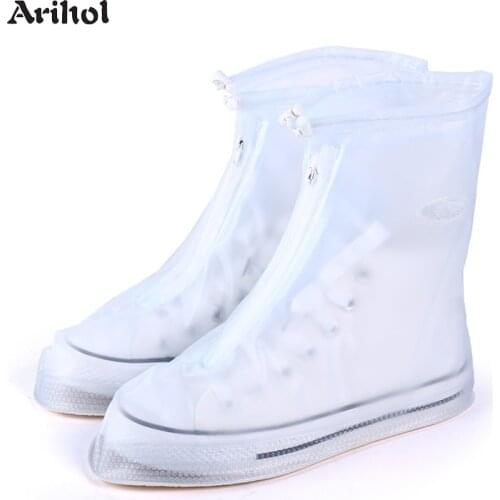 Rain Shoes Covers for Men Women Durable Non Slip Rain Snow Overshoes Short Rain Boots Outdoor Travel Cycling Boot