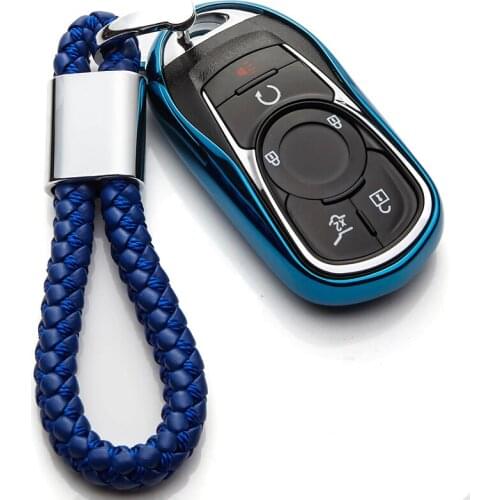 Car Styling TPU Key Case Fob Cover For Buick Encore Envision Lavrosse Verano For Opel For Chevrolet Key Ring Shell Accessories