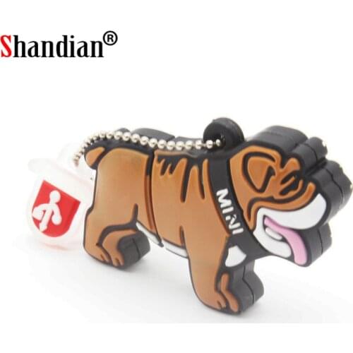 SHANDIAN wholesale USB stick usb 2.0 Pug USB flash drive pen drive 4GB 8GB 16GB 32GB 64GB memory Stick Pendrive U Dis