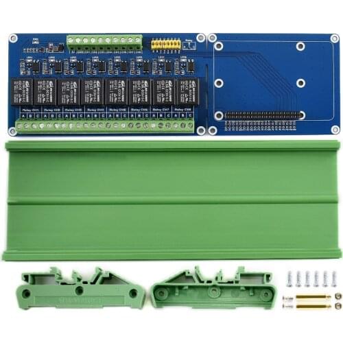 Waveshare RPi Relay Board (B) Expansion board with 8-ch relays for Raspberry Pi A+/B+/2B/3B/3B