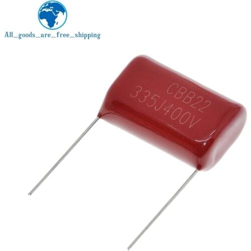 10PCS 400V335J 3.3uF Pitch 25mm 400V 335 3300nf CBB Polypropylene film capacitor