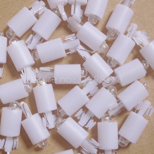 100PCs/lot Wholesale white color Arcade Game LED Lamp LED Bulb for Arcade parts kit Illuminated Push buttons 12V DC