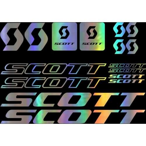 16pcs for Scott Decals Stickers Bicycle Vinyl Graphics Set ,32CM*22CM