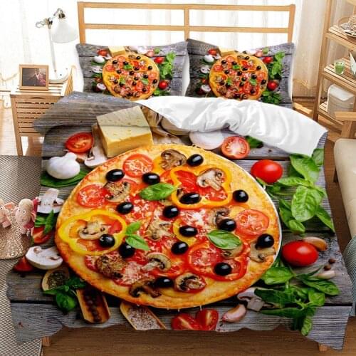 2020 Hot New Small Fresh and Delicious Food Donut Bedding Sanding Duvet Cover 2/3 Piece Bed Set Comforter Bedding Sets