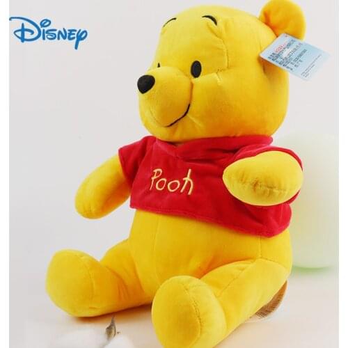 30cm Winnie The Pooh Bear Stuffed Animal Kawaii Plush Vintage Disney Toys For Girls 4 6 8 9 Year Old Boy Birthday Gift New Doll