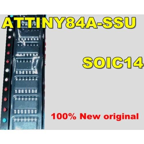 5PCS/LOT ATTINY84A-SSU ATTINY84A ATTINY84 SOP-14 IC New original