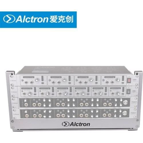 Alctron RS19-4U RS19 series quality alum-alloy stage audio rack adjustable angle foldable desktop studio rack insert 4 devices