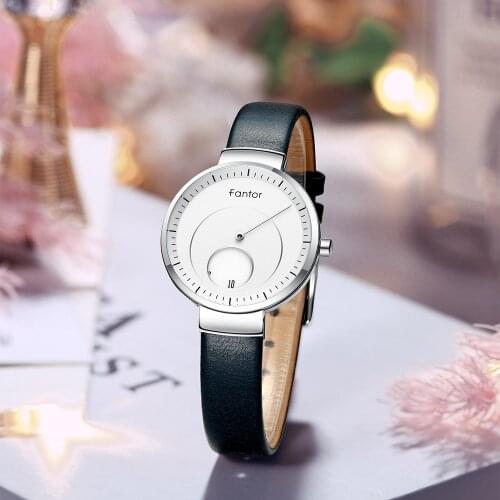 Fantor Brand Fashion Women Watch Waterproof Elegant Ladies Leather Watch Luxury Quartz Wristwatch Woman