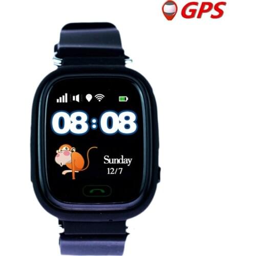 Q90 GPS Child Smart Watch Phone Position Children Watch 1.22 inch Color Touch Screen WIFI SOS Smart Baby Watch Q50 q80 q60 Watch