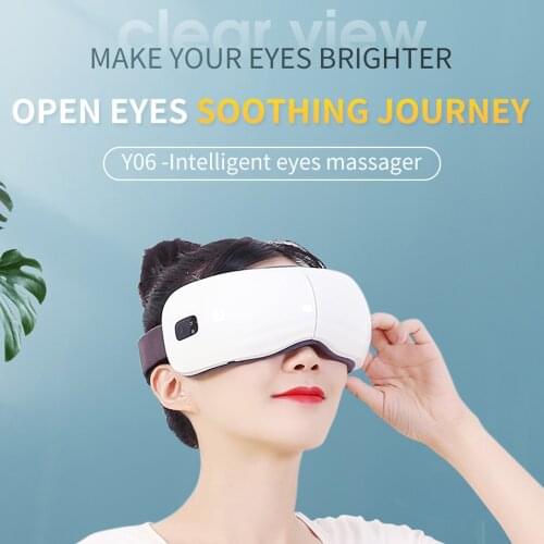 Electric Vibration Eye Massager Relieve eye fatigue 4D Smart Hot compress Air pressure Massage Tool Eyes Care massager