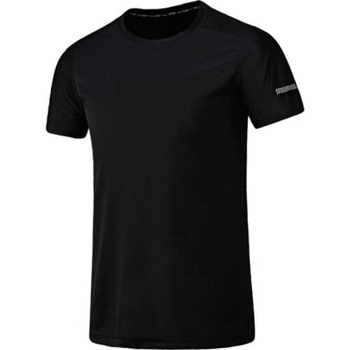 Big Size 7XL 8XL Mens Tshirts Summer Multipack Mens Stretch T-Shirts Quick Dry Athletic Workout Fitness Tshirts Male Tops Tees