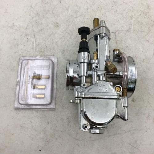 Carburetor 35.5mm PWK OEM replace carb Chrome w power jet ATV Quad Go Kart Dirt