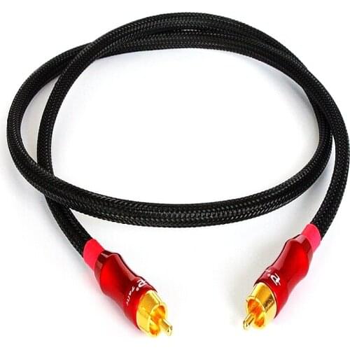 Hifi Male to Male 75 Ohms Canare Digital Coaxial RCA Audio/ Video DIY Cable Stereo TV Audio speaker Digital line